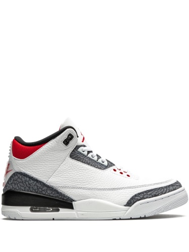 Air Jordan Dames 3 Se Fire Denim Sneakers