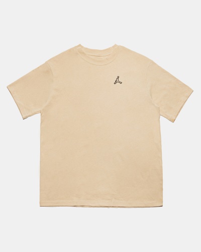 W Air Jordan Dames Essentials T-shirt Sandrift
